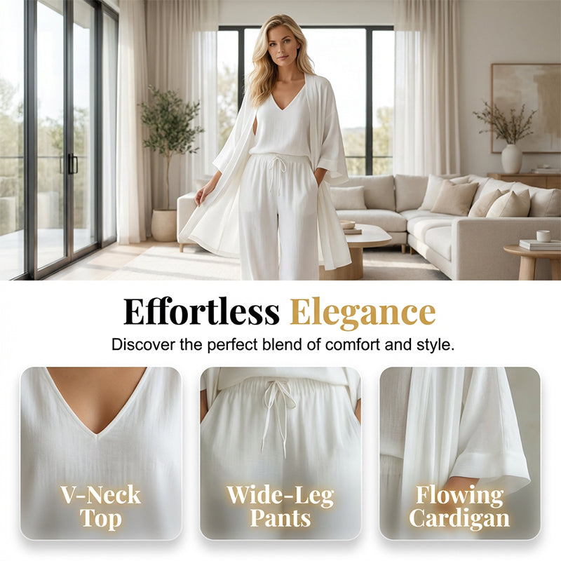 “Pure Serenity” 3-Piece Lounge Set.