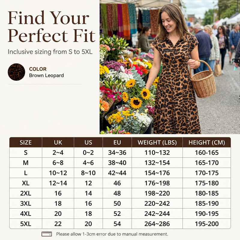 women's dress with a stand-up collar and leopard print